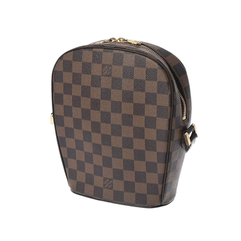 Louis Vuitton Damier Ipanema Shoulder Canvas Bag Brown